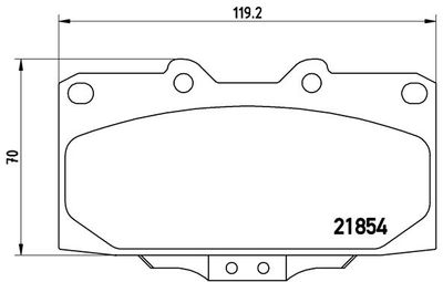 Pastiglie freno anteriore 200SX (S14) 10/93-12/99