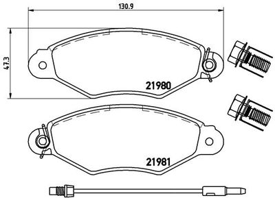 Pastiglie freno anteriore almera II hatchback (N1