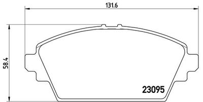 Pastiglie freno anteriore almera tino (V10) 12/98