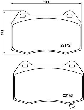 Pastiglie freno anteriore Honda integra Coupé (DC5) 08/0