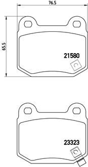 Pastiglie freno posteriore Mitsubishi lancer VI (cj_, cp_
