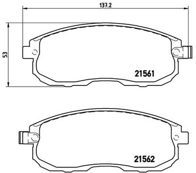 Pastiglie freno anteriore gmc yukon (GMT900) 09/06-07/14