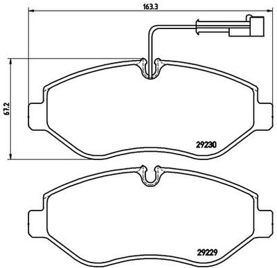 Pastiglie freno anteriore cabstar (F24M, F24W) 09