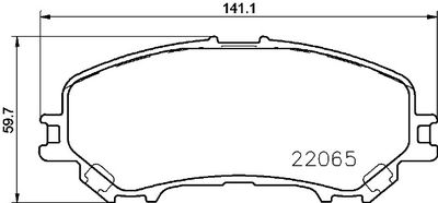 Pastiglie freno anteriore (dfac) auto (J11) 10