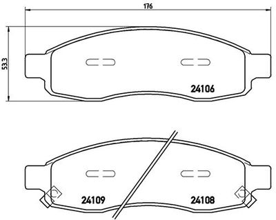 Pastiglie freno anteriore armada (TA60) 08/03-12/