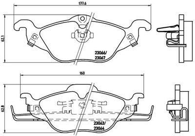 Pastiglie freno anteriore Chevrolet Astra estate 09/94-1