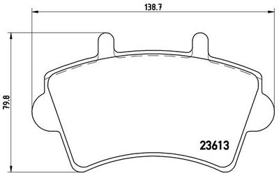 Pastiglie freno anteriore interstar bus (X70) 04/