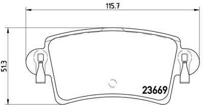 Pastiglie freno posteriore interstar bus (X70) 04/