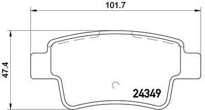 Pastiglie freno posteriore Opel Corsa d (S07) 07/06-08/14