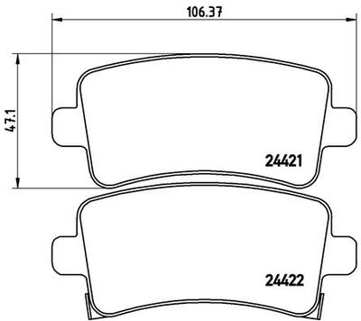 Pastiglie freno posteriore bentley flying spur (4W_) 03/1