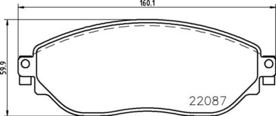 Pastiglie freno anteriore Fiat talento bus (296_) 06/16-