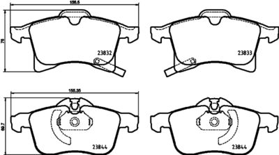 Pastiglie freno anteriore Opel Corsa d (S07) 07/06-08/14