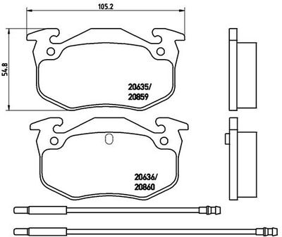 Pastiglie freno ant./ posteriore A610 01/91-04/95 / citr