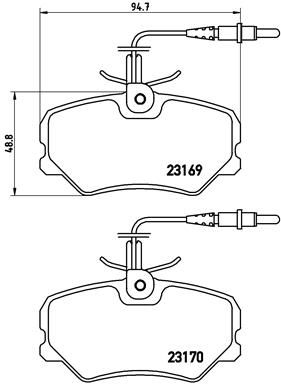 Pastiglie freno anteriore Citroën zx (N2) 03/91-07/99 /
