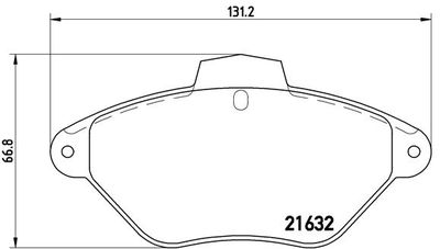 Pastiglie freno anteriore Citroën xantia (X1_, X2_) 03/9