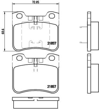 Pastiglie freno anteriore Citroën ax (za-_) 07/86-12/98