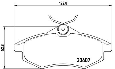 Pastiglie freno anteriore Citroën C2 (jm_) 07/03-09/17 /