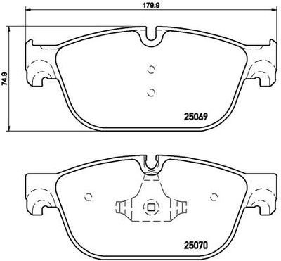 Pastiglie freno anteriore Citroën (df-psa) C5 01/09-> /