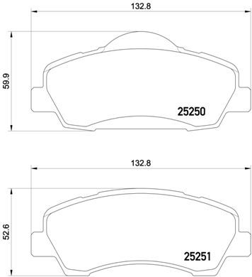 Pastiglie freno anteriore Citroën C4 cactus 09/14-> / ci
