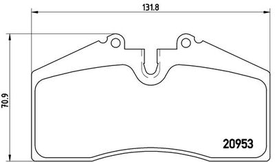 Pastiglie freno ant./ posteriore Porsche 911 (964) 12/88-09/93