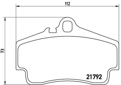 Pastiglie freno posteriore Porsche 911 (996) 09/97-09/05