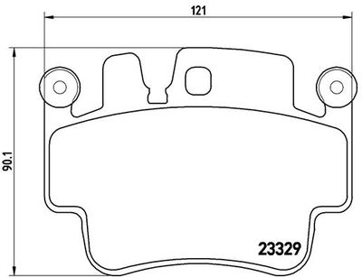 Pastiglie freno ant./ posteriore Porsche 911 (996) 09/97-09/05