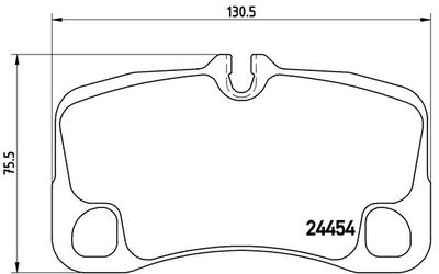 Pastiglie freno posteriore Porsche 911 (997) 07/04-12/13