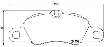 Pastiglie freno anteriore Porsche 911 (997) 07/04-12/13