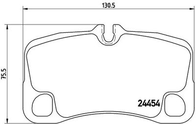Pastiglie freno posteriore Porsche 911 (997) 07/04-12/13