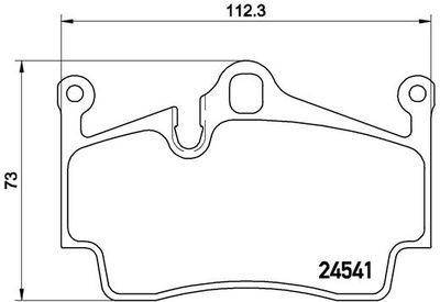 Pastiglie freno posteriore Porsche 718 boxster (982) 04/1
