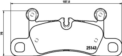 Pastiglie freno posteriore Porsche 718 boxster (982) 04/1
