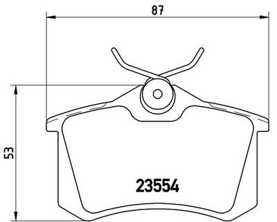 Pastiglie freno posteriore Citroën C3 aircross II (2R_, 2