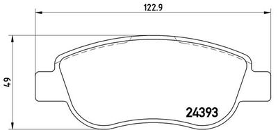 Pastiglie freno anteriore Fiat palio (178_) 04/96-> / fi