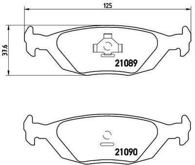 Pastiglie freno posteriore Saab 900 I (AC4, AM4) 01/79-12