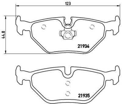 Pastiglie freno posteriore Saab 9-5 (YS3E) 09/97-12/09 /