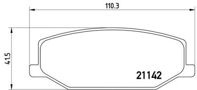 Pastiglie freno anteriore holden drover (qb) 03/85-12/87