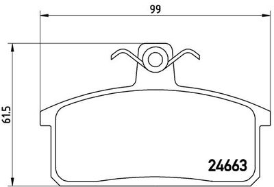 Pastiglie freno ant./ posteriore Iveco massif pickup 10/08-02/1