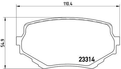 Pastiglie freno anteriore Suzuki grand vitara I (ft, ht)