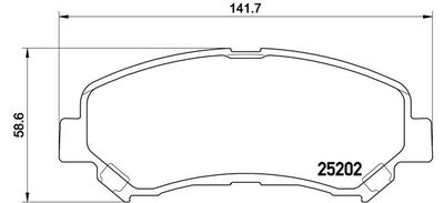 Pastiglie freno anteriore (dfac) auto (J10) 12