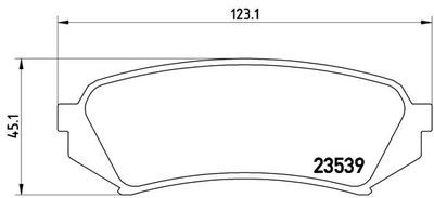 Pastiglie freno posteriore Lexus lx (UZJ100) 09/97-03/08