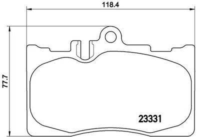 Pastiglie freno anteriore Lexus ls (_F3_) 08/00-08/06
