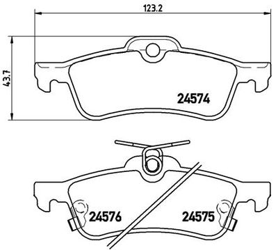 Pastiglie freno posteriore Daihatsu charade 05/11-> / toy