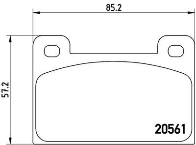 Pastiglie freno anteriore Skoda 130 02/85-10/91 / Skoda