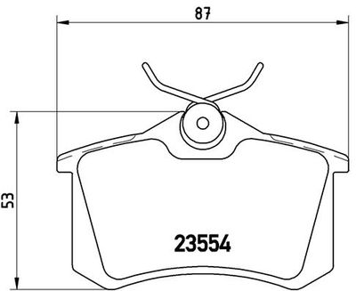 Pastiglie freno posteriore Audi (faw) A4 (B7, 8YC) 04/03-