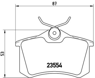 Pastiglie freno posteriore Audi (faw) A4 (B6, 8E2) 08/02-