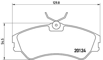 Pastiglie freno anteriore VW Transporter IV bus (70B, 70