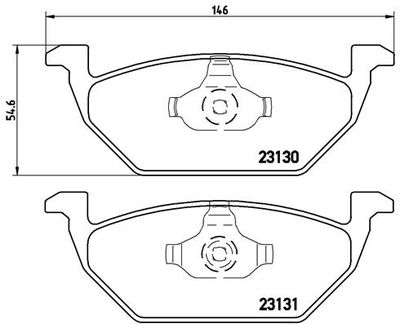 Pastiglie freno anteriore Audi A1 (8x1, 8XK) 05/10-10/18