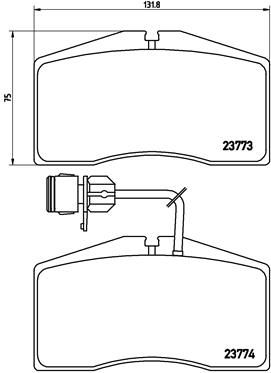 Pastiglie freno anteriore Audi A8 (4D2, 4D8) 03/94-12/05