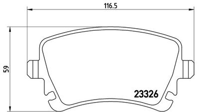 Pastiglie freno posteriore bentley continental convertibl