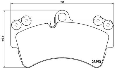Pastiglie freno anteriore Audi Q7 (4LB) 03/06-01/16 / po